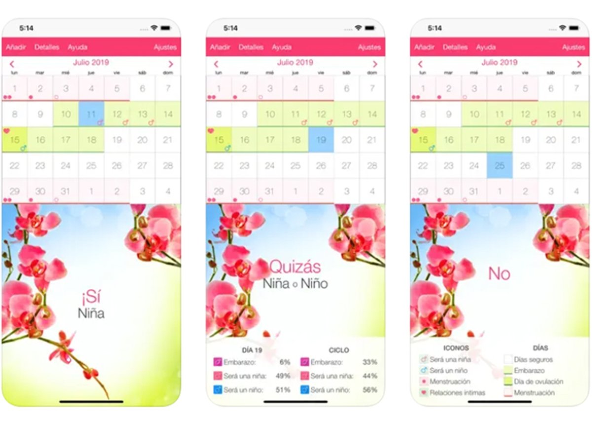 Calendario de fertilidad: app para llevar un registro de tus días fértiles