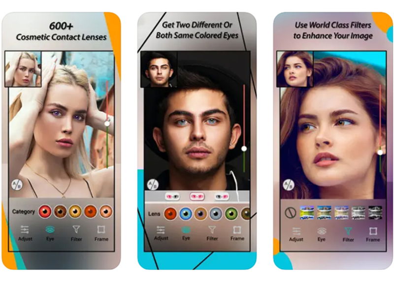 8 apps to change eye color from iPhone GEARRICE