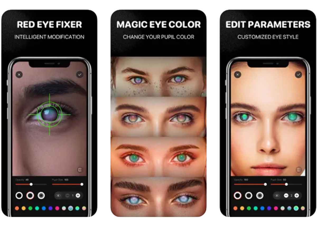 8 apps to change eye color from iPhone GEARRICE