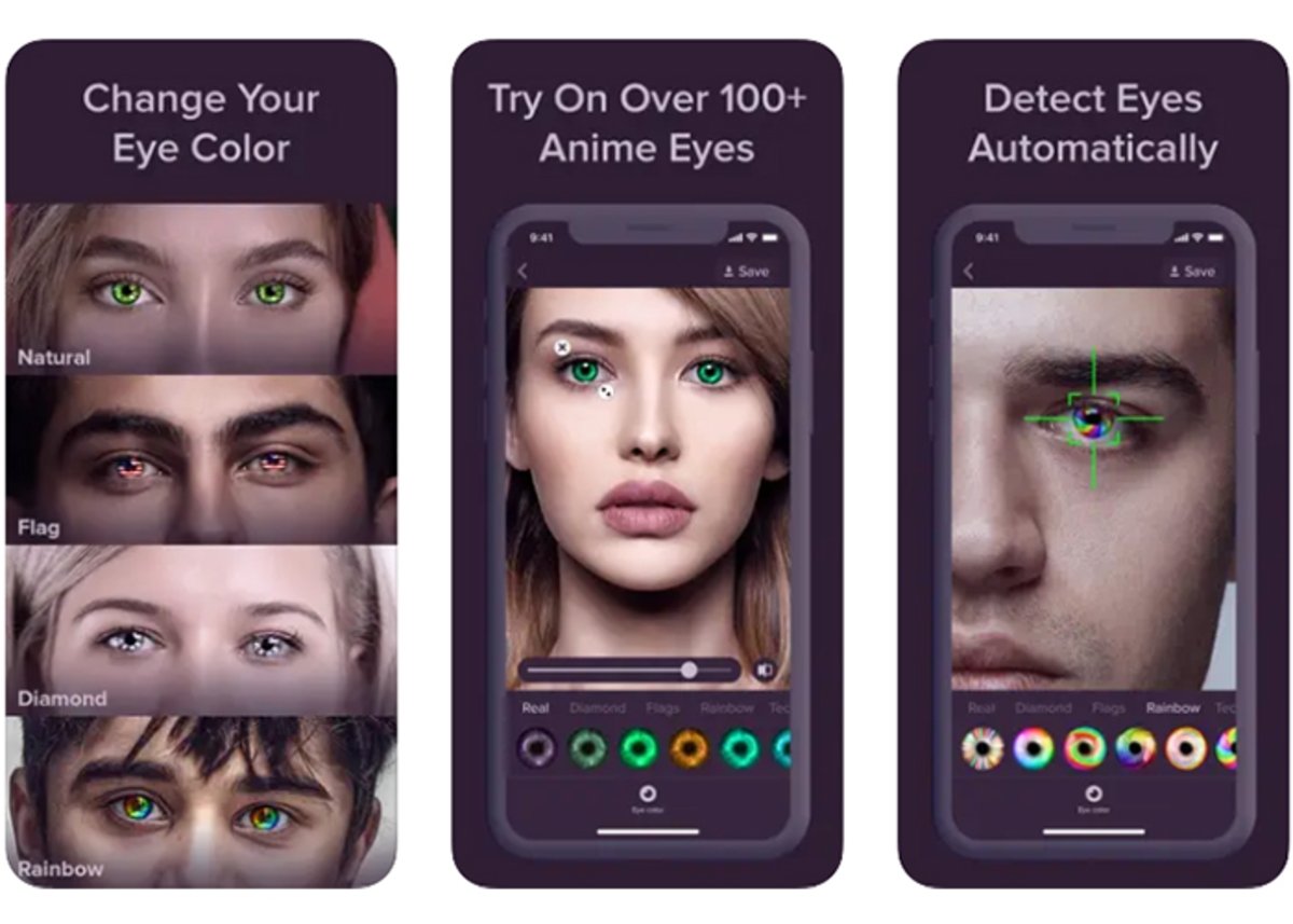 Eye Color Changer Lenses: más de 100 plantillas con pupilas hermosas 