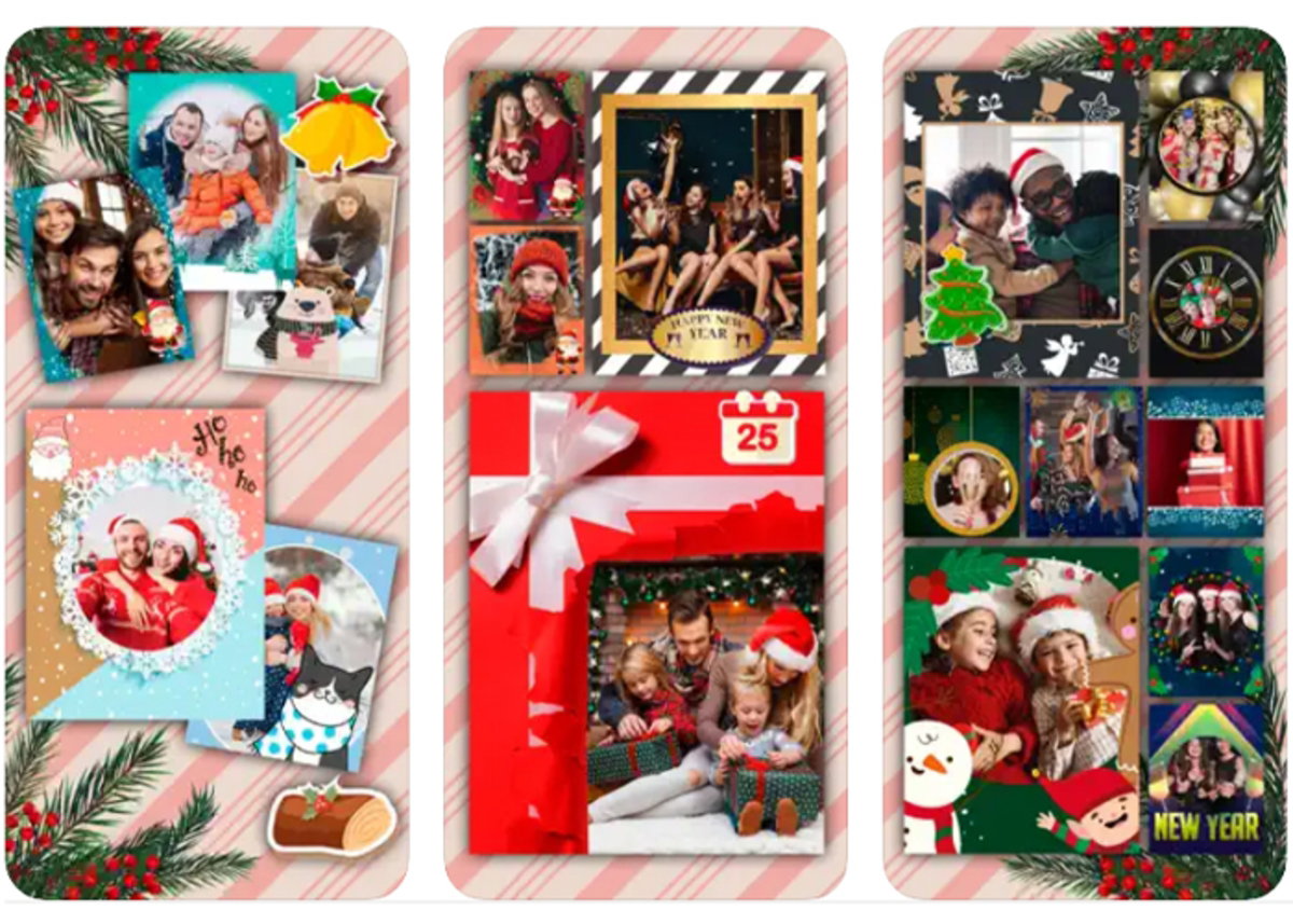 Marcs de Nadal i adorns nadalencs per a les teves fotos