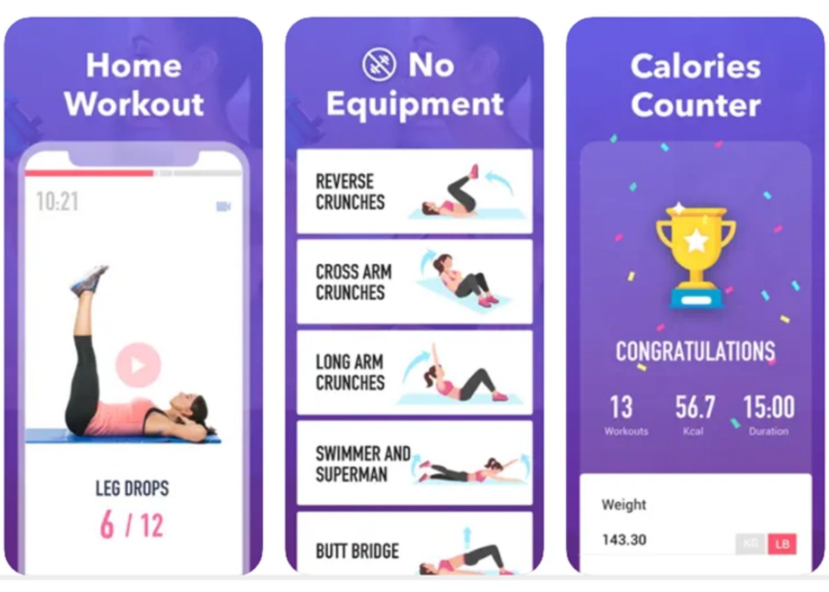 Mujeres Fitness: una app para ponerte en forma