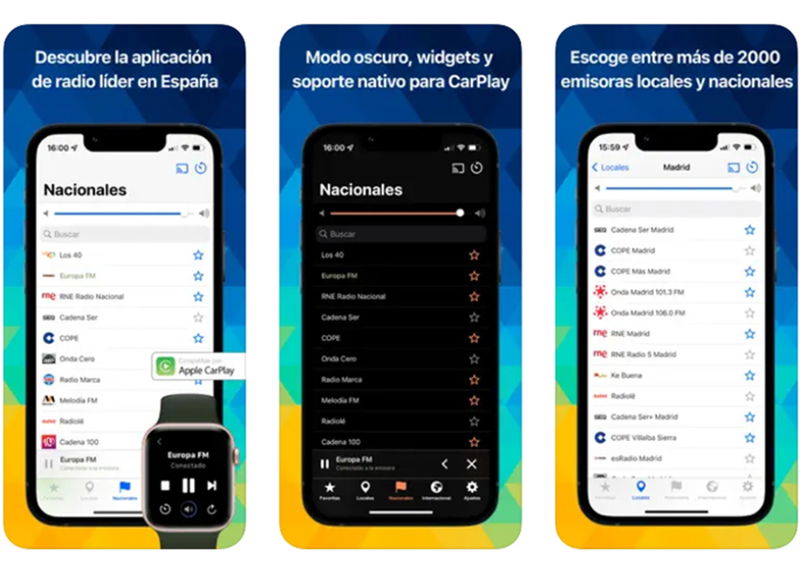 Aplicaciones para escuchar emisoras de radio online