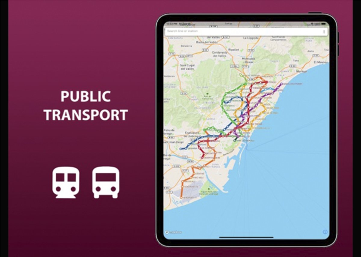 Explora la ruta completa del transporte de Barcelona con esta app