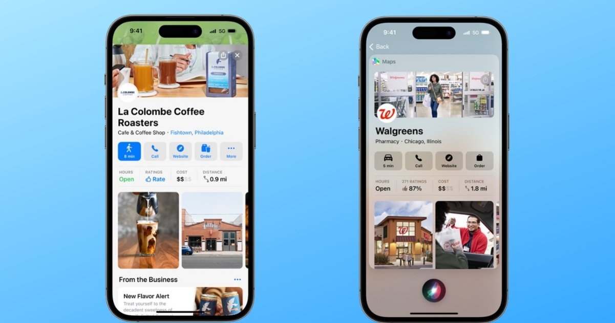 Apple Business Connect en el iPhone
