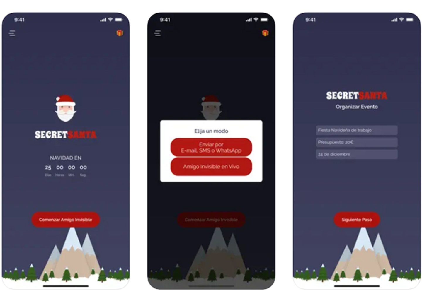 Celebra el espiritu navideño con la App Amigo Invisible - Secret Santa