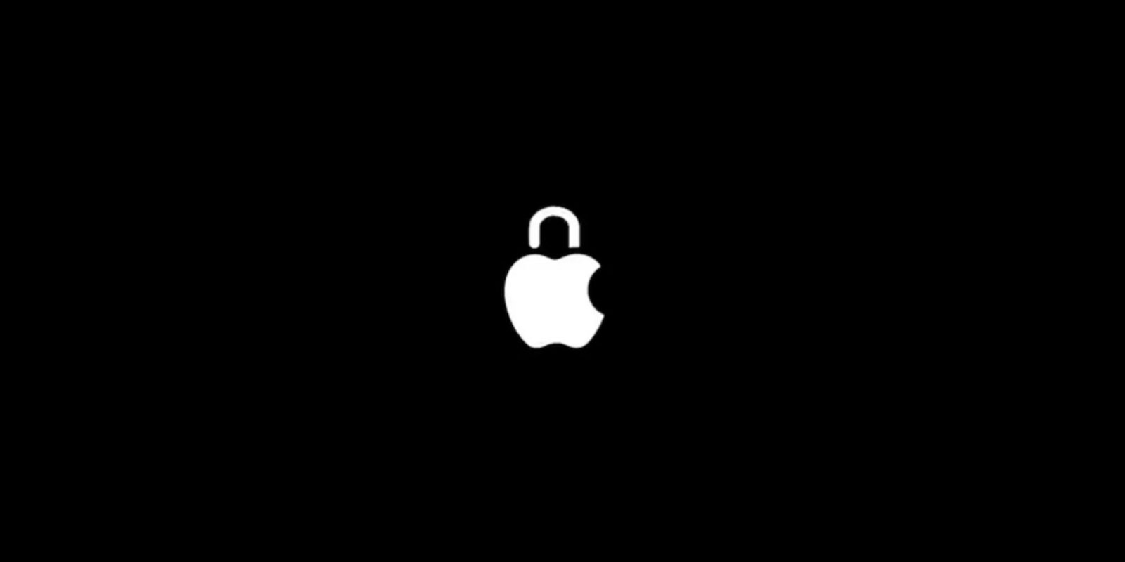 Logo de Apple con un candado