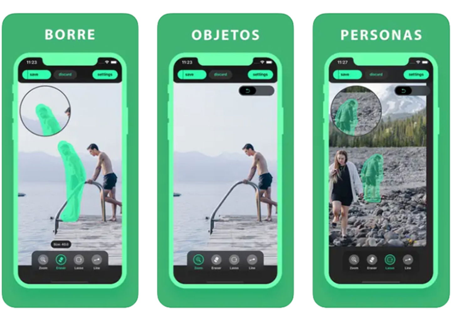 Desaparece lo indeseado con un solo toque gracias a la app ‎Borrar Objetos 