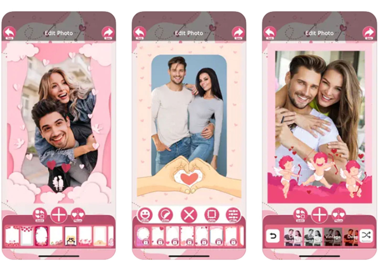 San Valentin en tus Fotos con los Marcos Personalizados