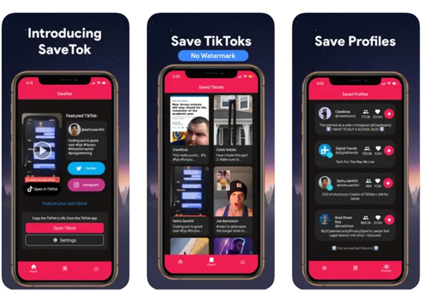 SaveTok conserva tus videos de TikTok para siempre
