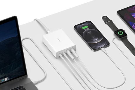 Cargador Belkin de alta gama por 55 euros, con carga rápida de hasta 108W Cargador Belkin de alta gama por 55 euros, con carga rápida de hasta 108W