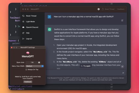 La app MacGPT te permite un rápido acceso a chatGPT desde tu Mac La app MacGPT te permite un rápido acceso a chatGPT desde tu Mac