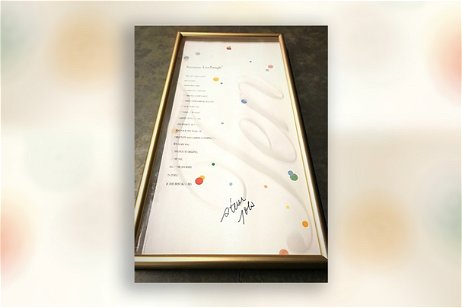 Este autógrafo de Steve Jobs es una pieza única (y no tienes dinero para comprarla)