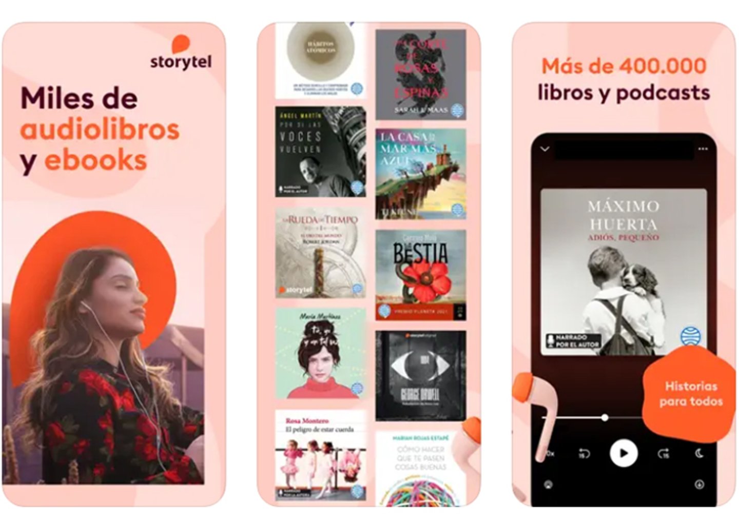 Escucha y lee tus historias favoritas con Storytel: audiolibros y Ebooks