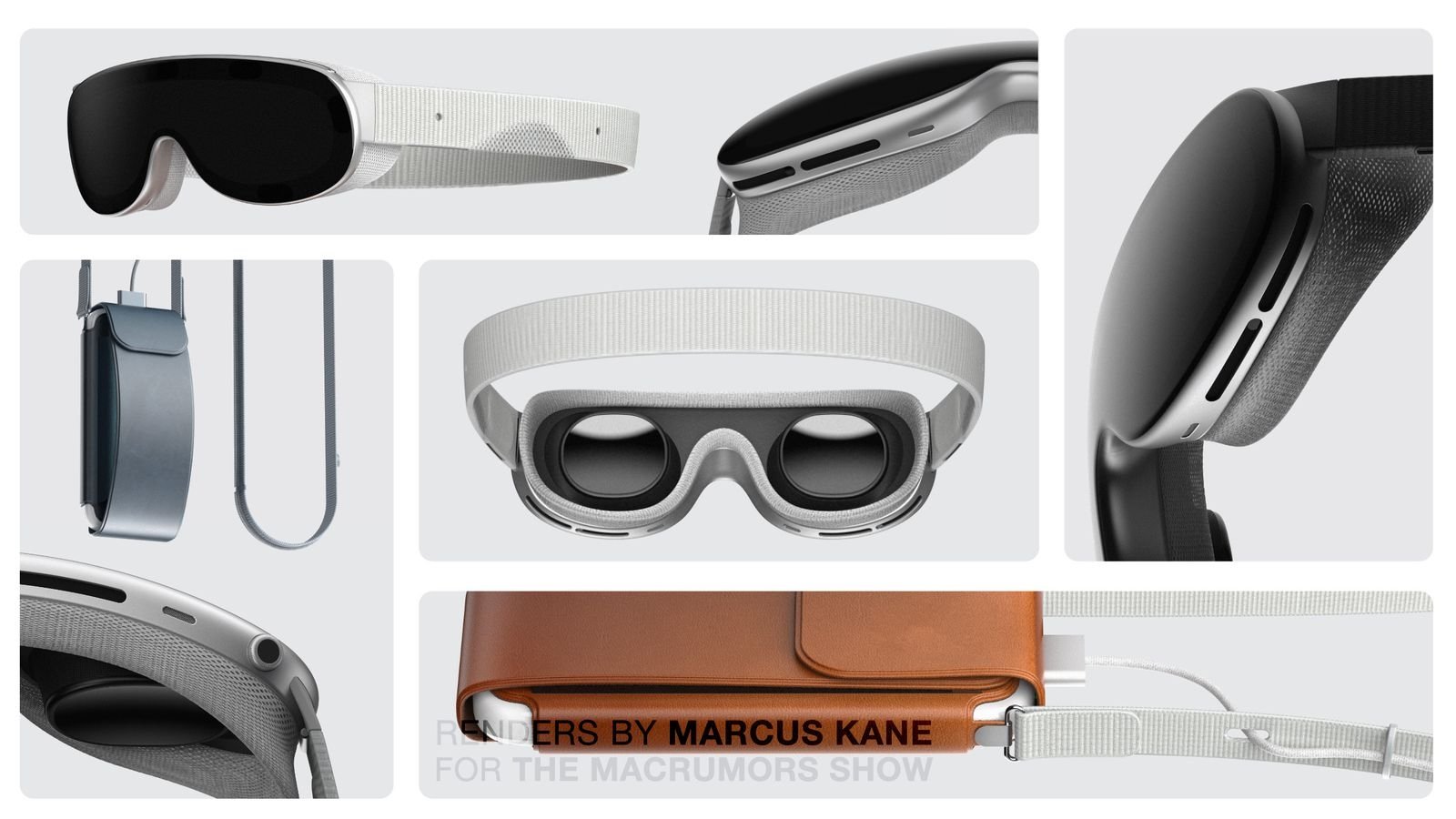 Este concepto de diseño de las gafas de realidad mixta de Apple tiene mucha elegancia