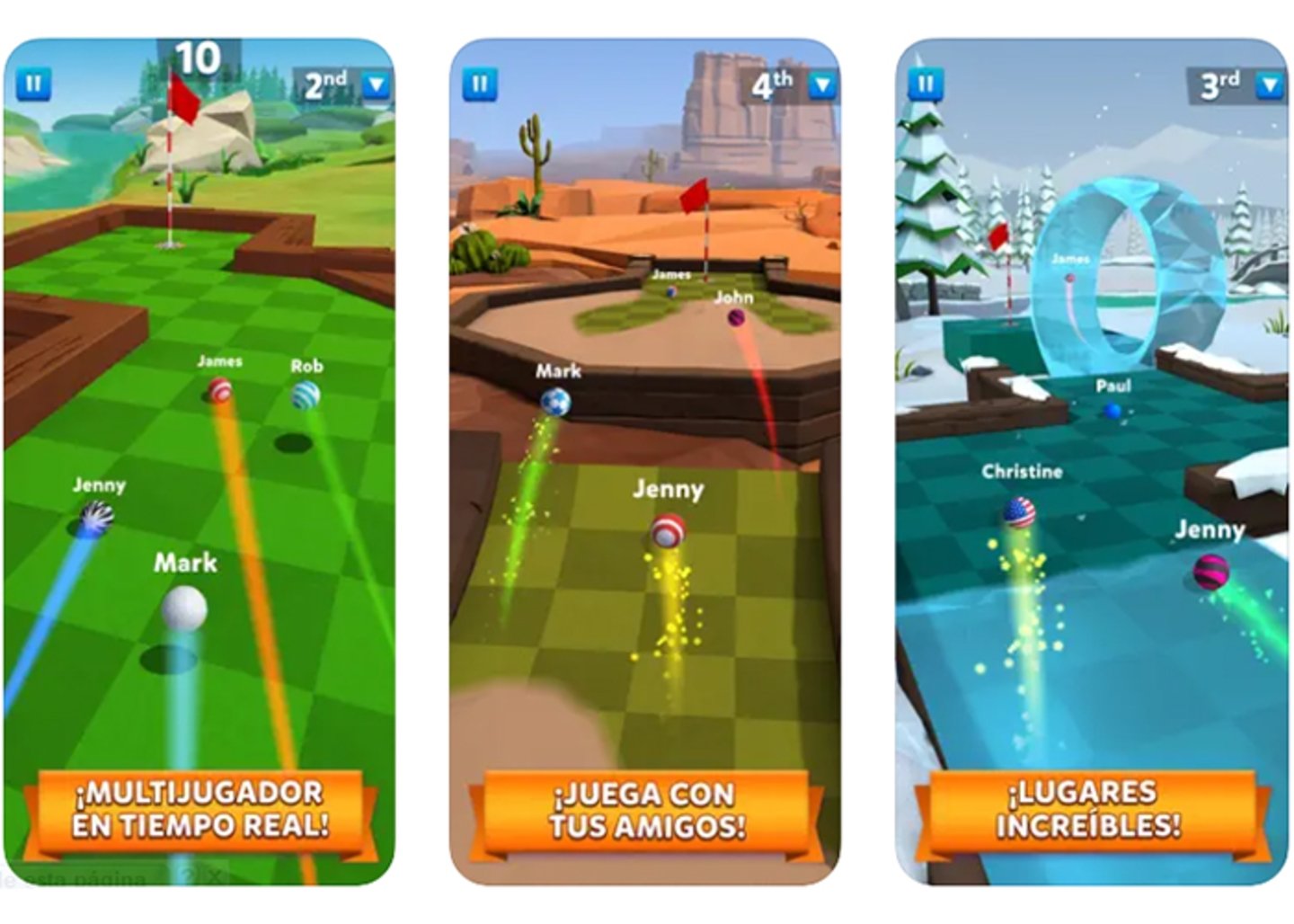Desafia tus habilidades de golf con Golf Battle: el juego de competencia multijugador definitivo