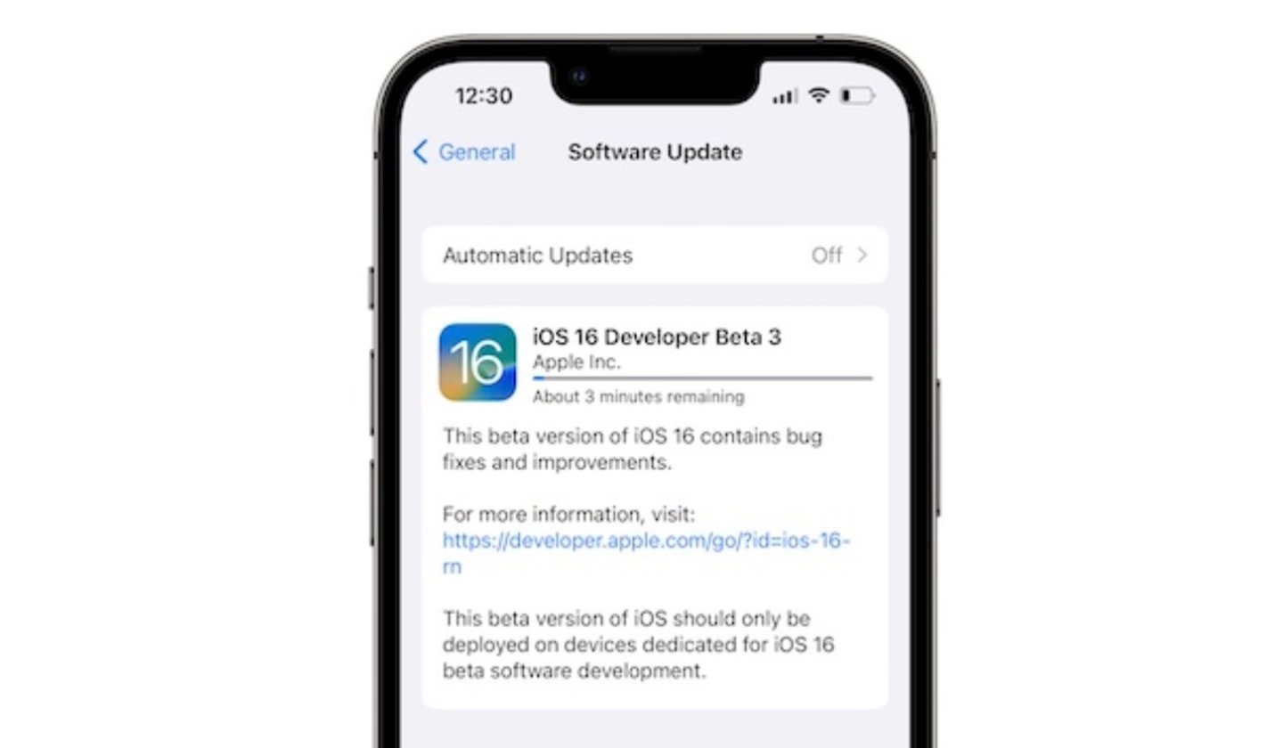 iOS 16.5 beta 3 disponible