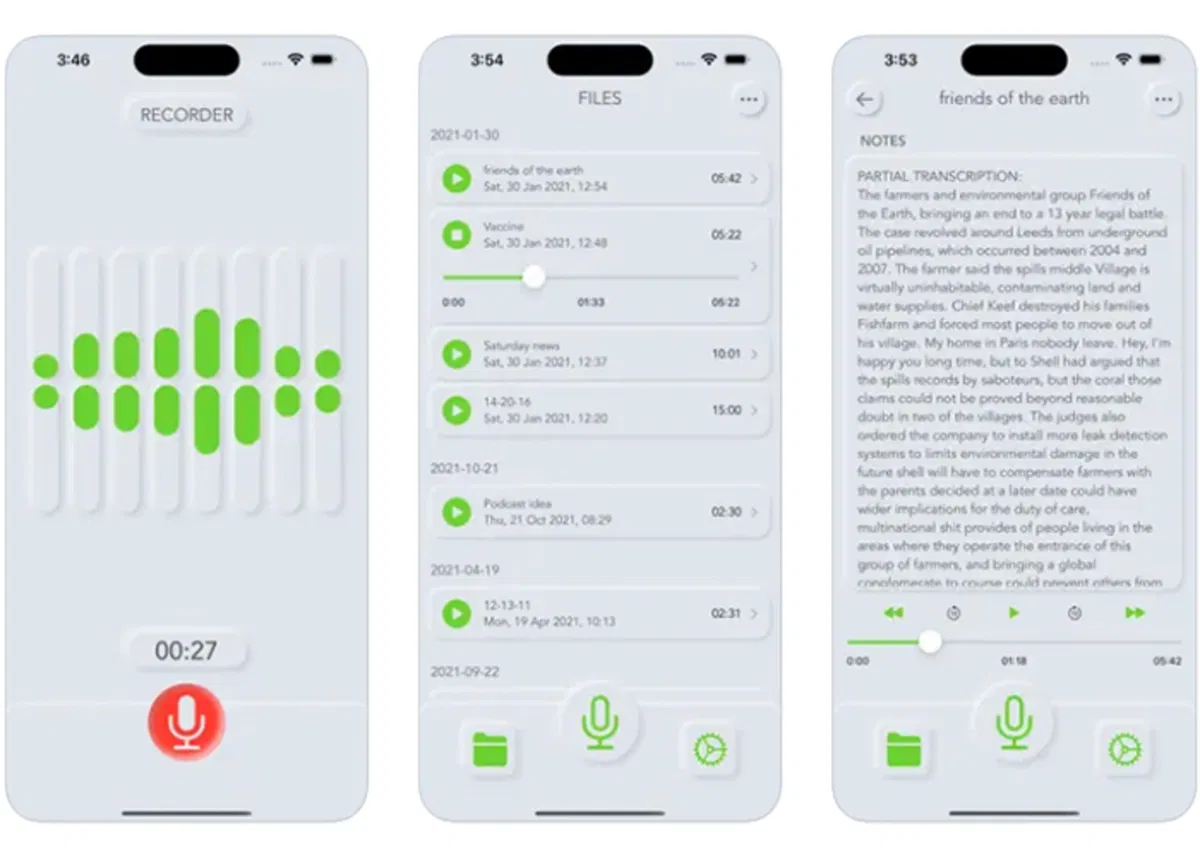 apps to convert voice to text on iphone