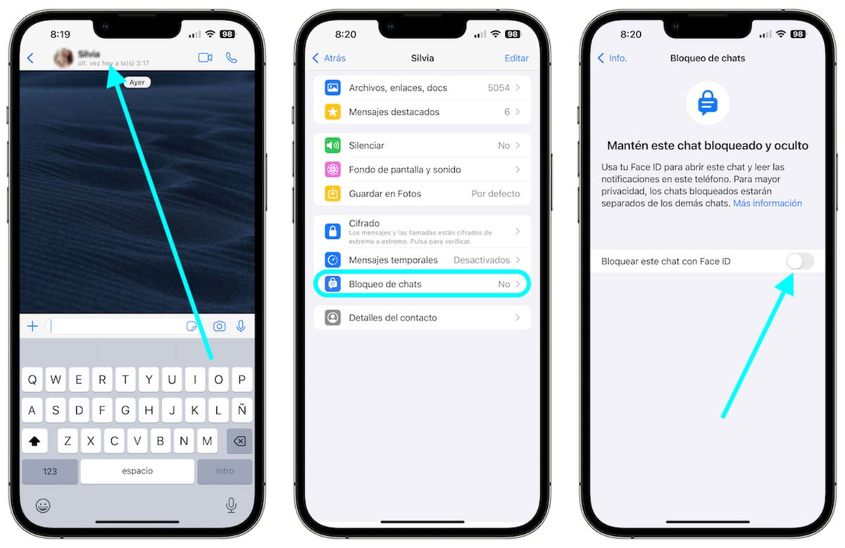 How To Block, Hide And Protect A WhatsApp Conversation With Face ID Or