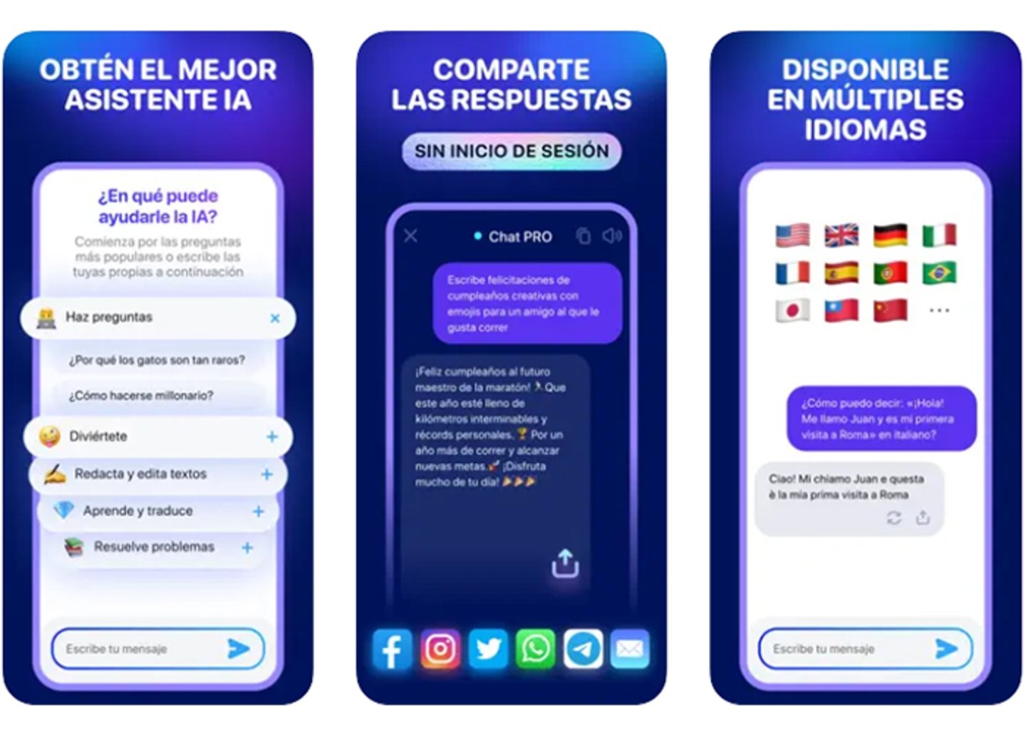La inteligencia artificial llega a tus conversaciones con Chat PRO AI en español