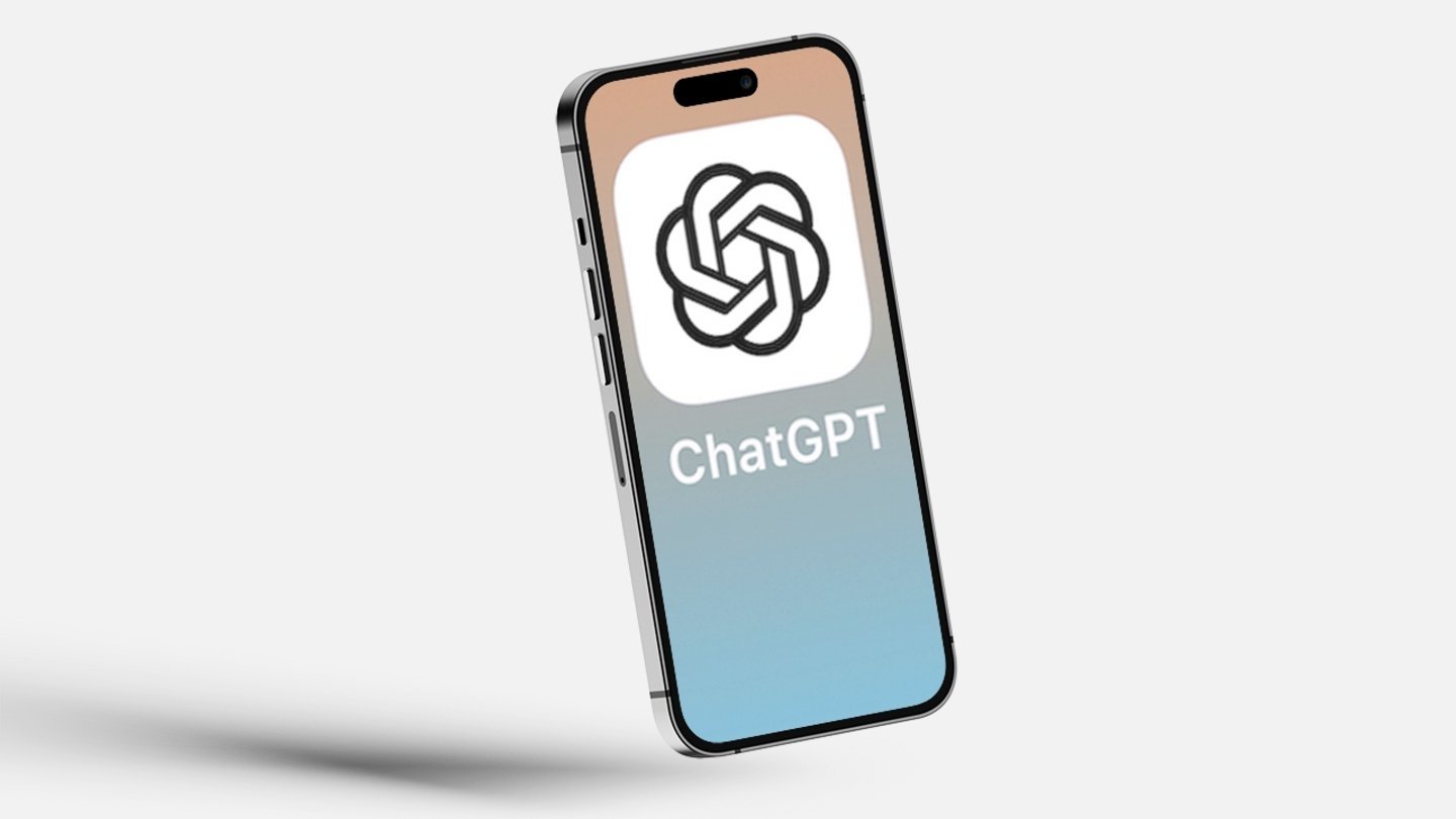 App de ChatGPT en un iPhone