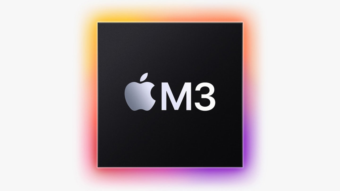 Imagen del chip M3 de Apple