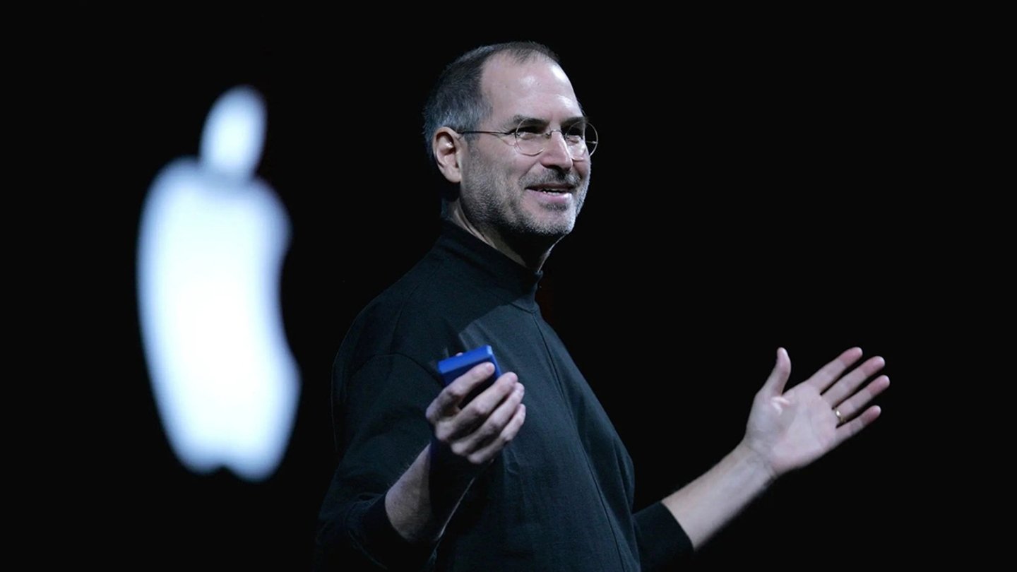 Steve Jobs en una keynote de Apple