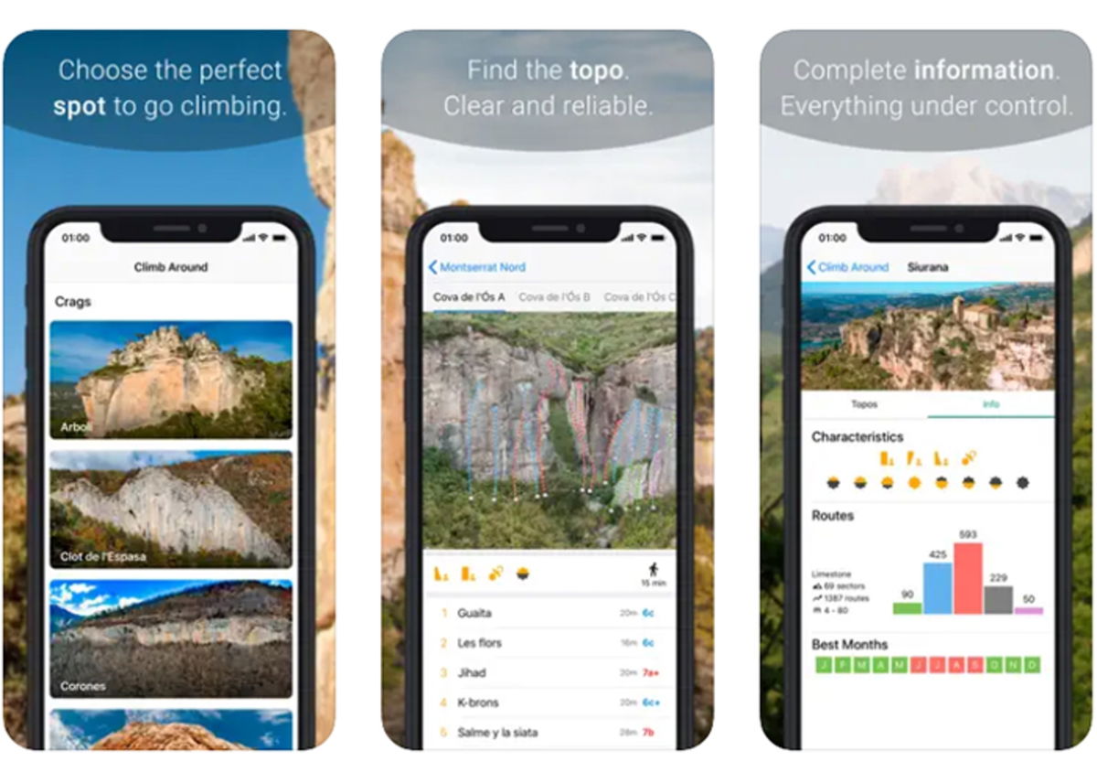 Best apps to practice climbing from iPhone iphone y android