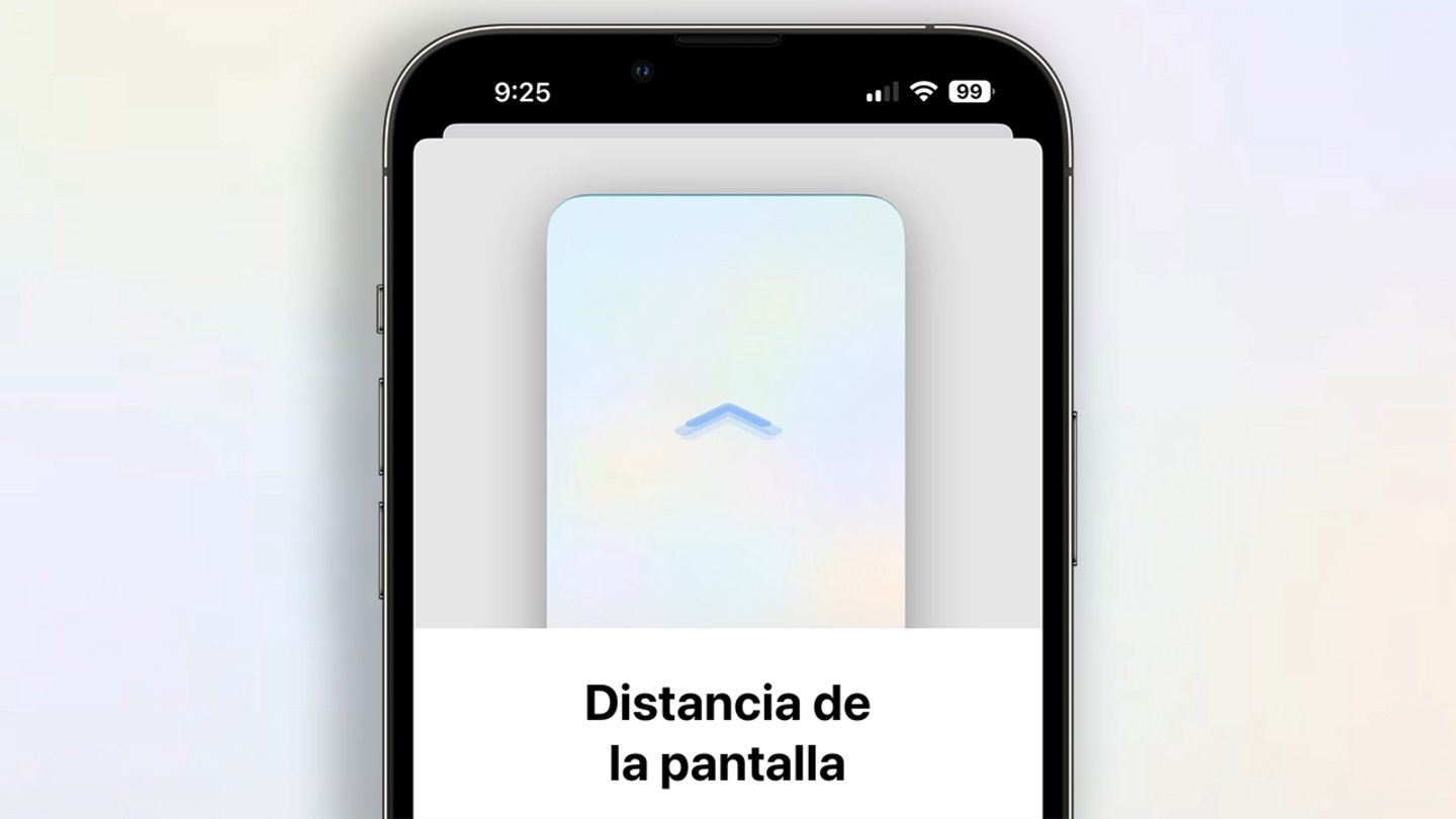 Nueva dfuncion Distancia de la pantalla de iOS 17