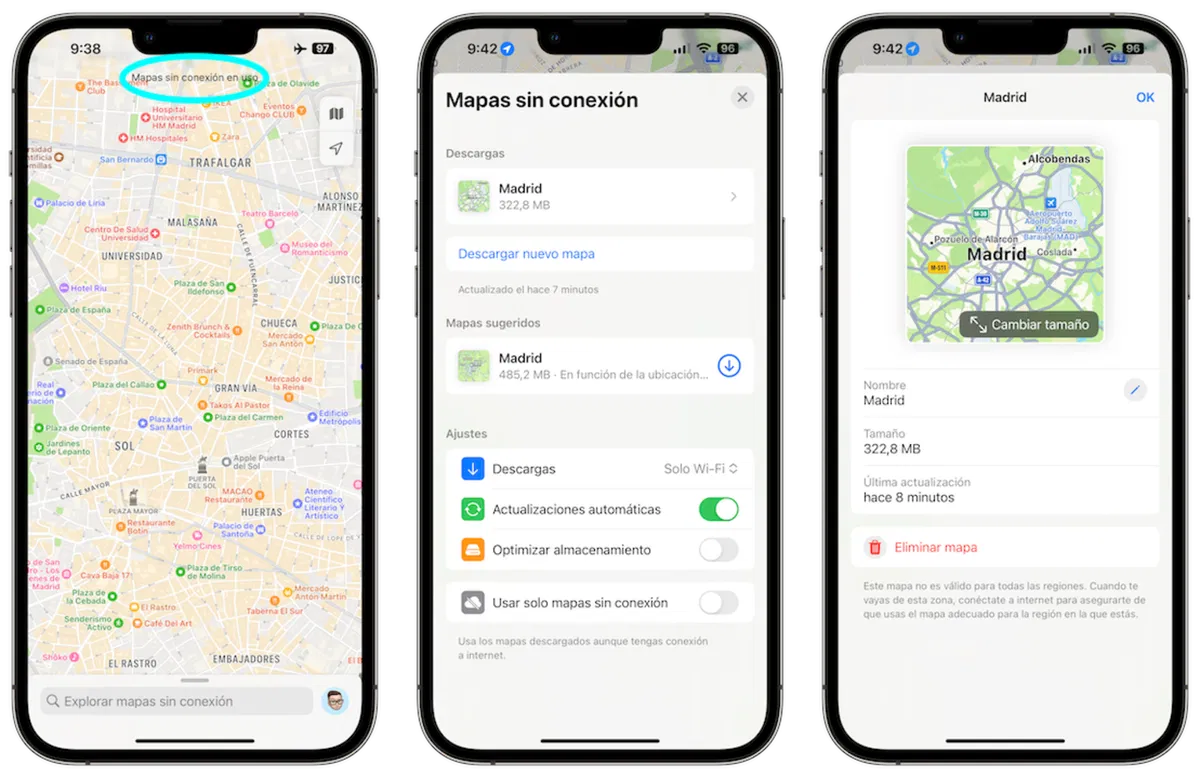 Cómo descargar y usar mapas offline en Apple Maps con iOS 17