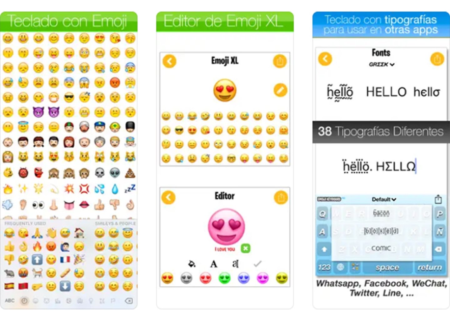 Emoji Keyboard un teclado lleno de emojis para expresarte sin limites