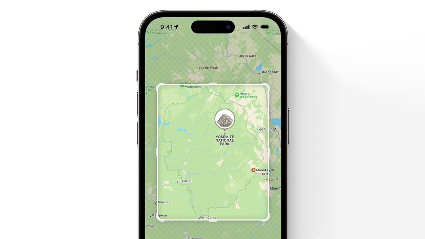 App mapas de iOS 17 en el iPhone 