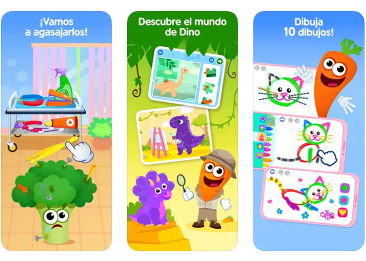 Apps de aprendizaje para nios de 3 a 5 años en iPhone y iPad
