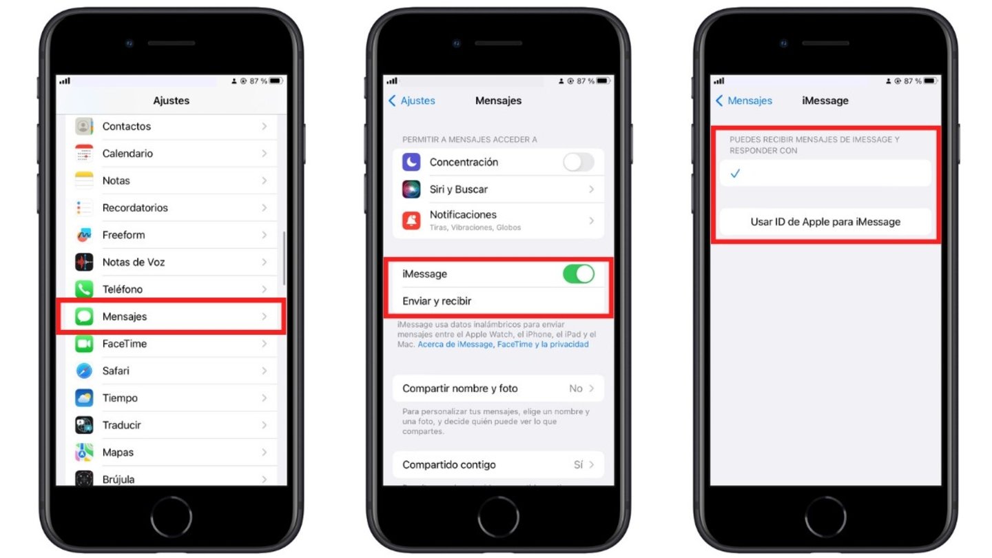 Cómo activar y usar Mensajes en tu iPhone