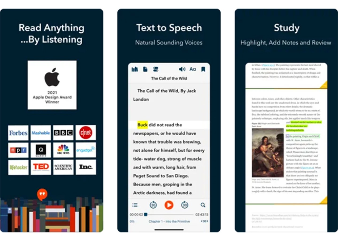 Transforma el texto en una experiencia auditiva con Text to Speech TTS Voice Dream