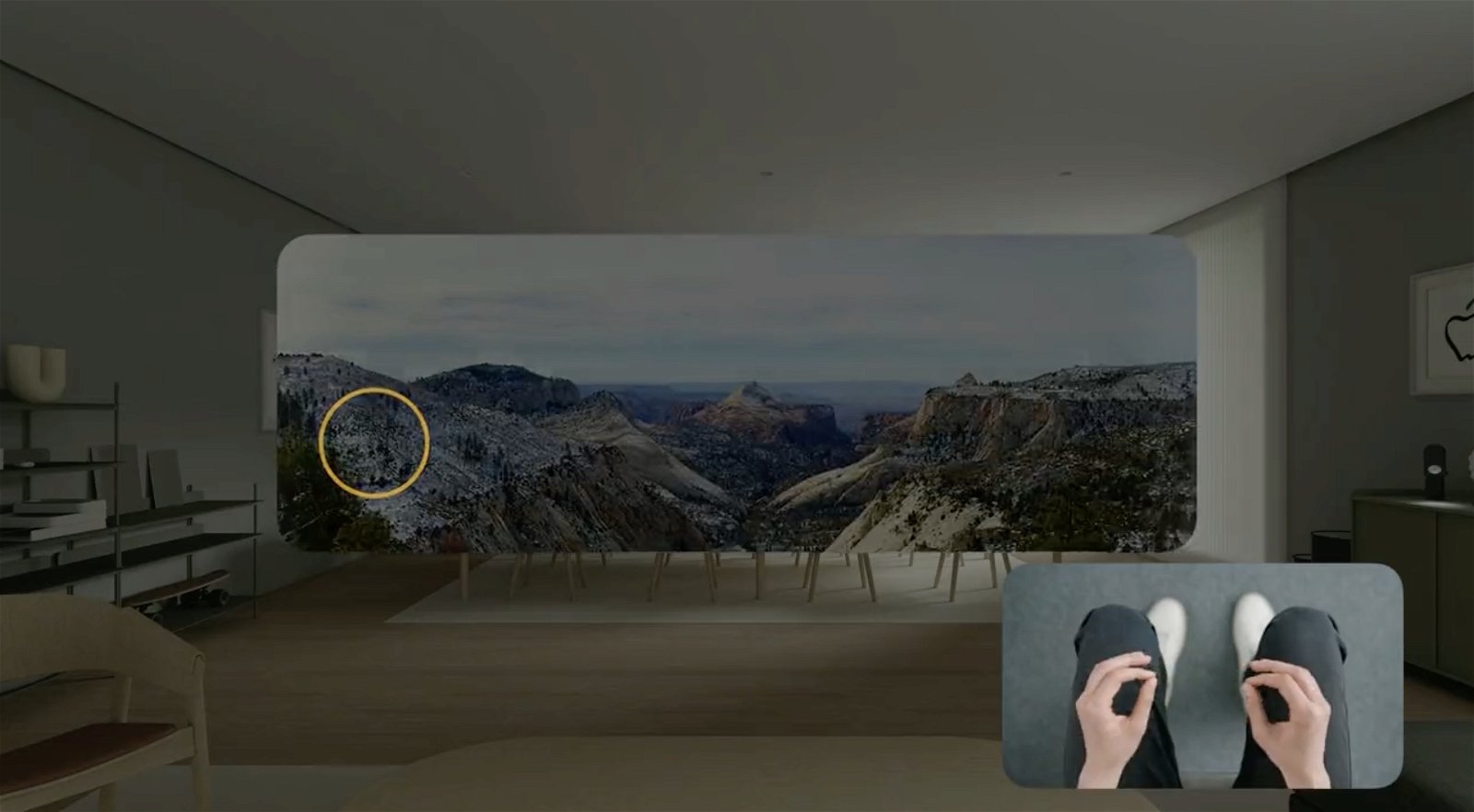 Zoom a una zona de la imagen con las Apple Vision Pro