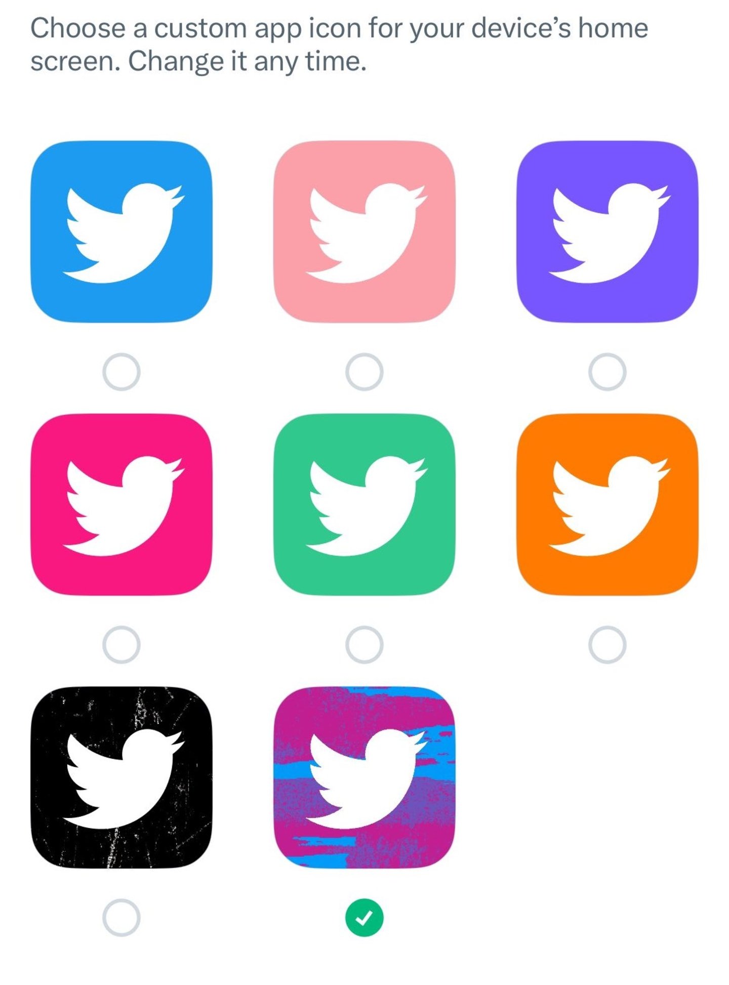 Así eran los iconos de Twitter que ahora cambian por una X
