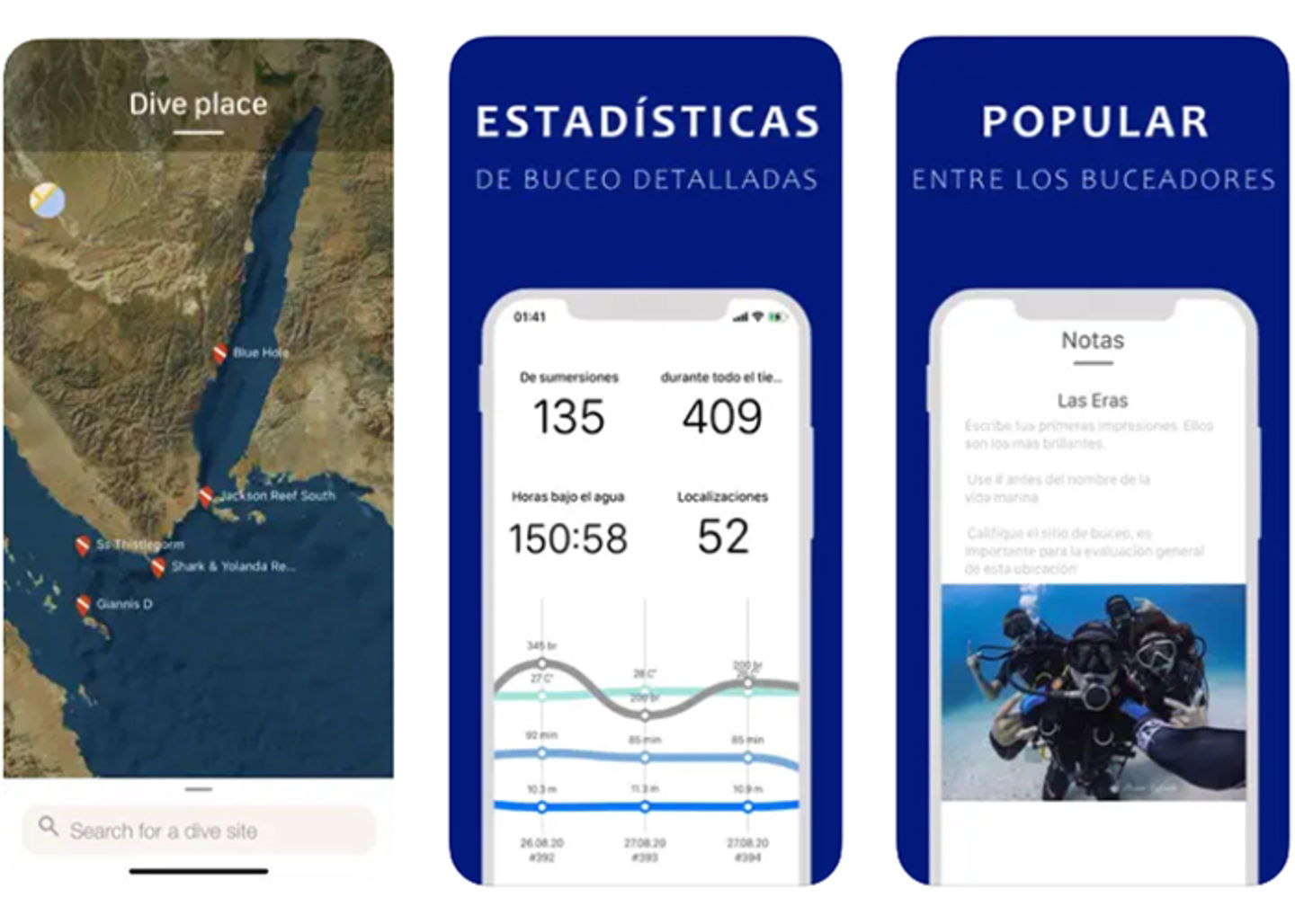 Descubriendo el mundo subacuatico con Diving Logbook - Dive Number