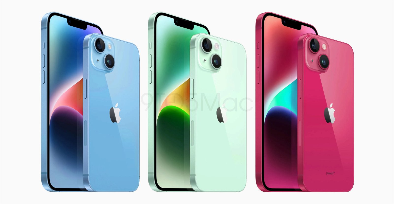 iPhone en diversos colores
