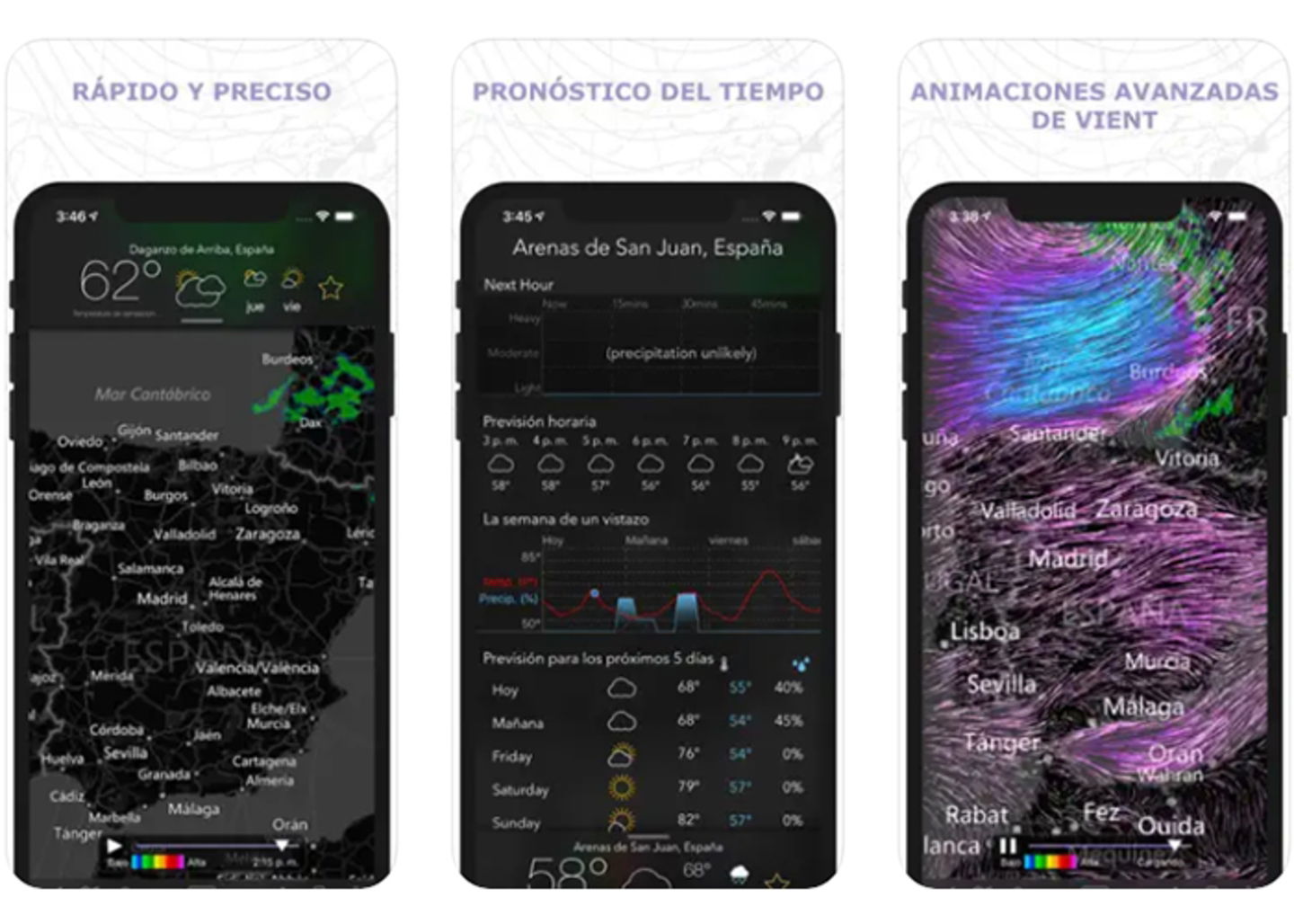 Mantente preparado en todo momento con MyRadar - una mirada inigualable al tiempo