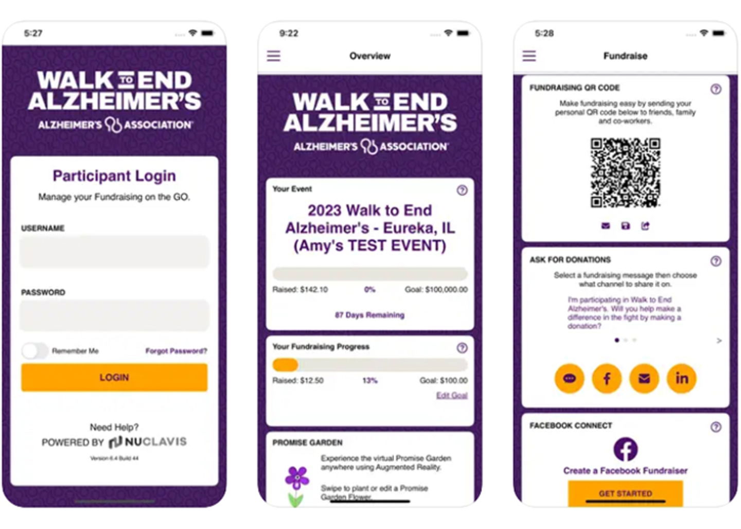 Juntos en la caminata contra el Alzheimer