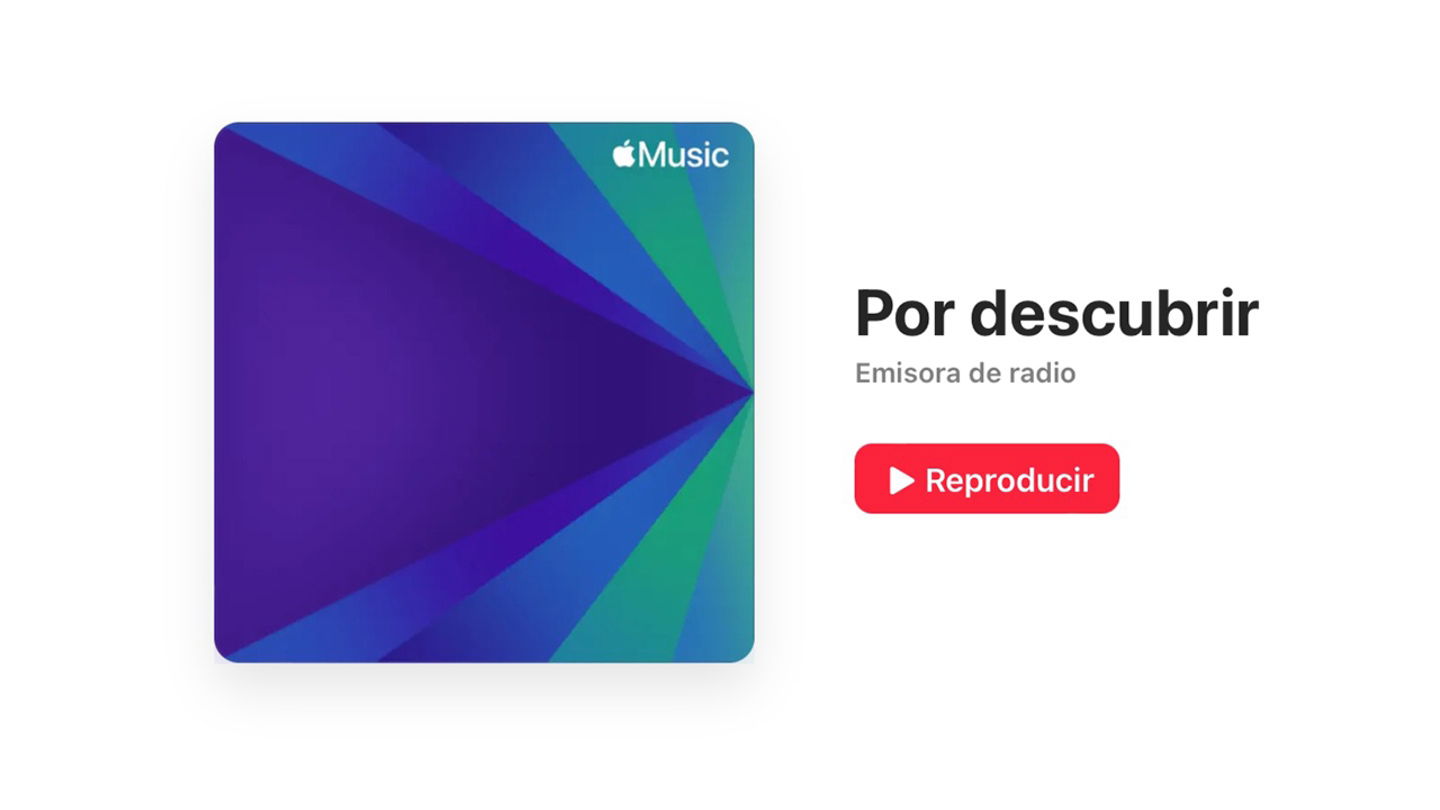 Nueva emisora de radio Por descubrir de Apple Music