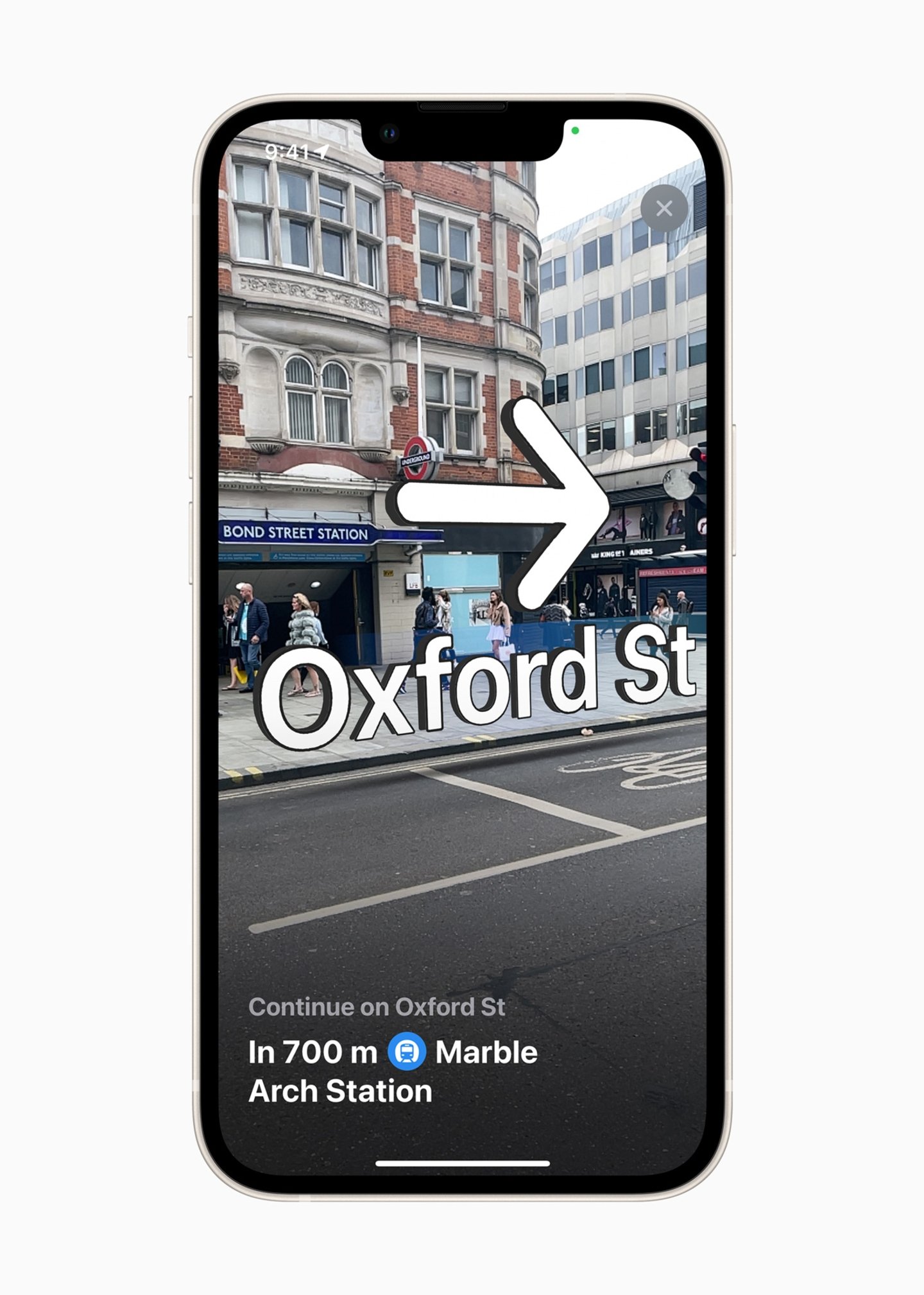 Así se ve la experiencia de realidad aumentada de Apple Maps en iPhone