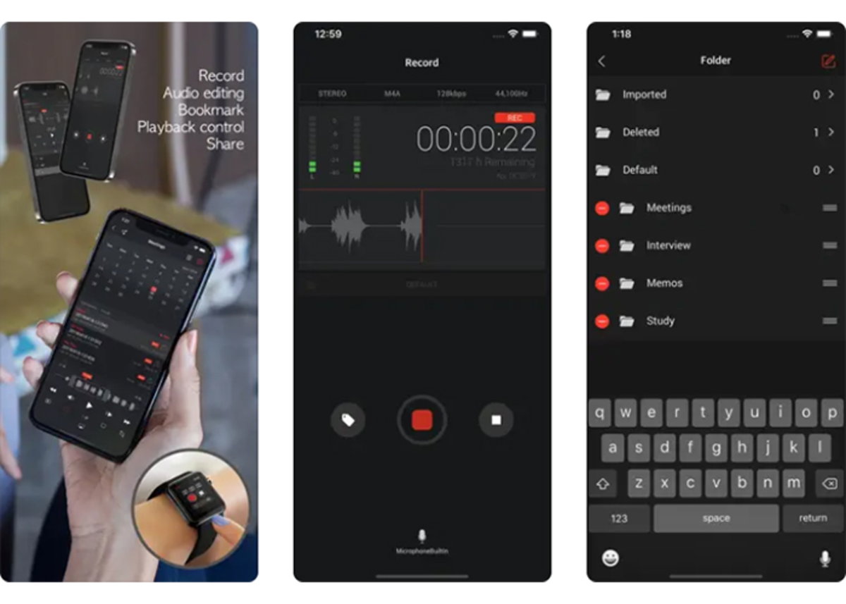 Recorder Es Mejores apps para grabar tu voz en iPhone y iPad