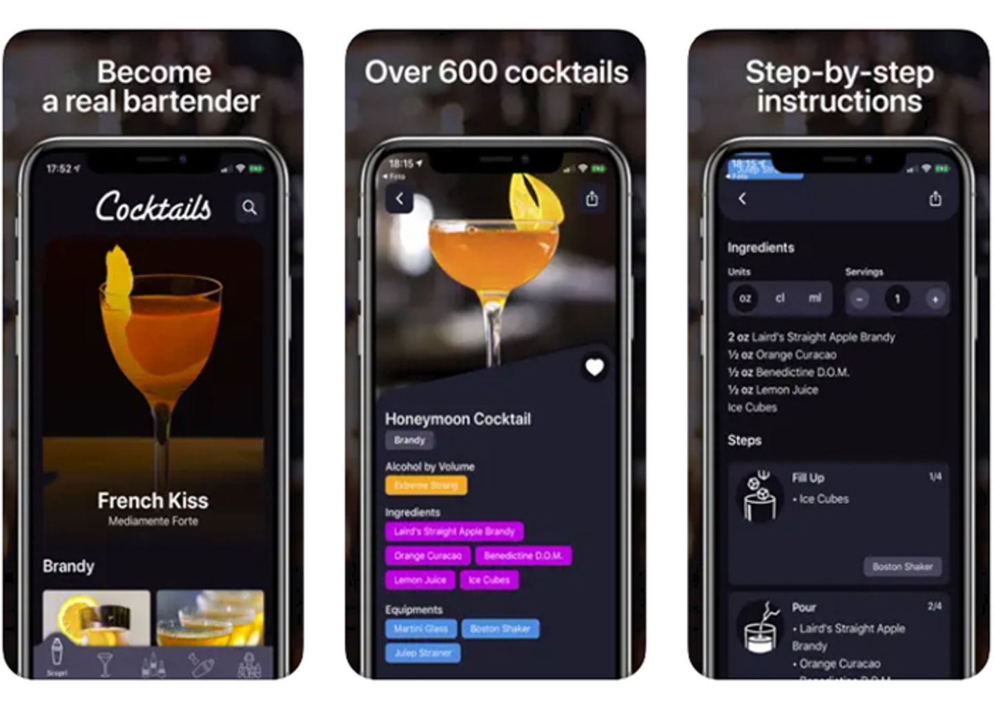 Bartenders de elite - descubre los cocktails para los verdaderos expertos