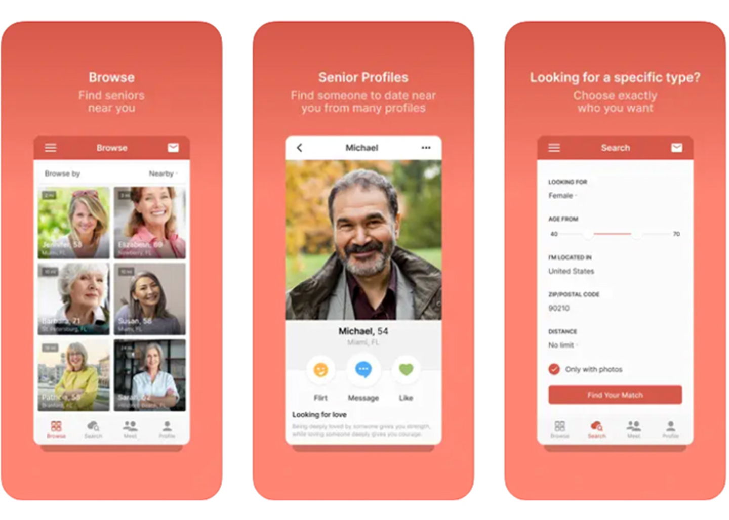 Encuentra compañia en tu etapa dorada con el Senior Next Dating App