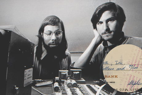 Sale a subasta un cheque de Apple firmado por Steve Jobs y Steve Wozniak (y no tienes dinero par pagarlo) Sale a subasta un cheque de Apple firmado por Steve Jobs y Steve Wozniak (y no tienes dinero par pagarlo)