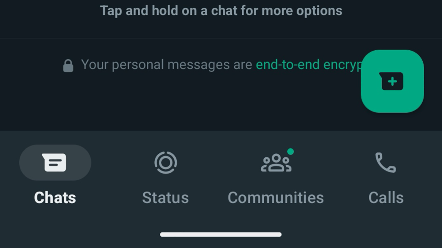 Nueva interfaz de WhatsApp en Android