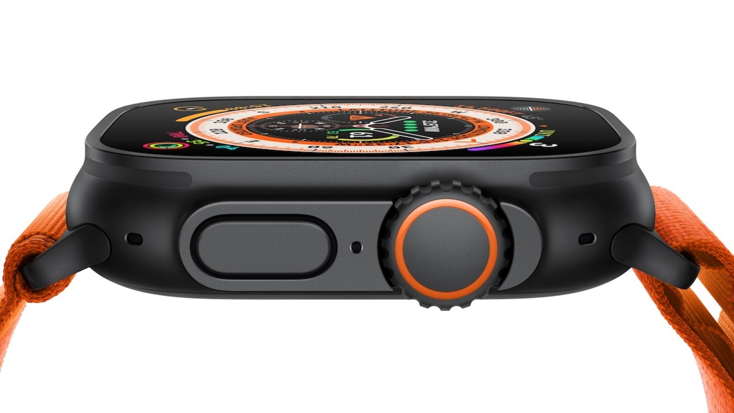 Concepto de Apple Watch Ultra de color negro