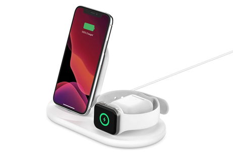 Esta base es capaz de cargar el iPhone, el Apple Watch y los AirPods a la vez y tiene un descuento impensable Esta base es capaz de cargar el iPhone, el Apple Watch y los AirPods a la vez y tiene un descuento impensable